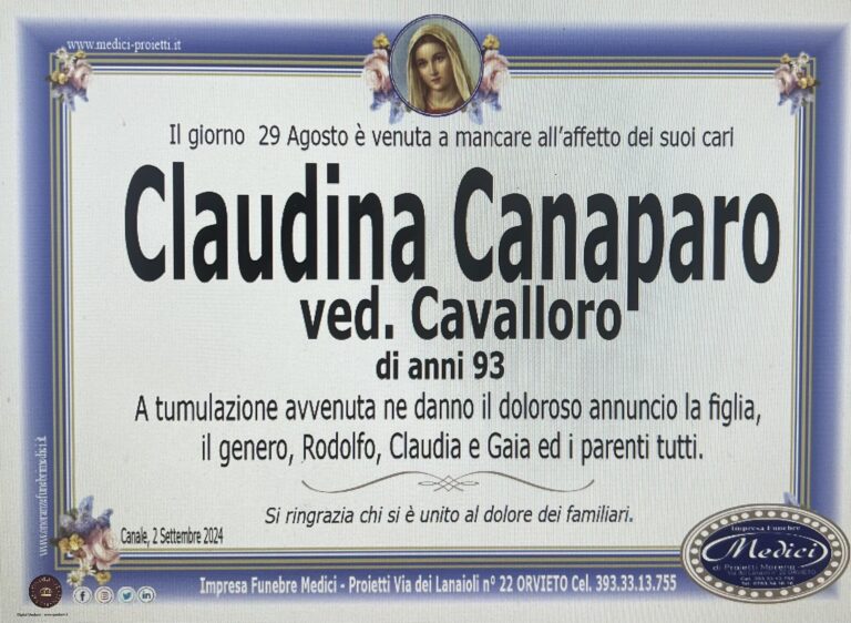 Claudina Canaparo